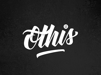 Othis custom type hand lettering logo typography