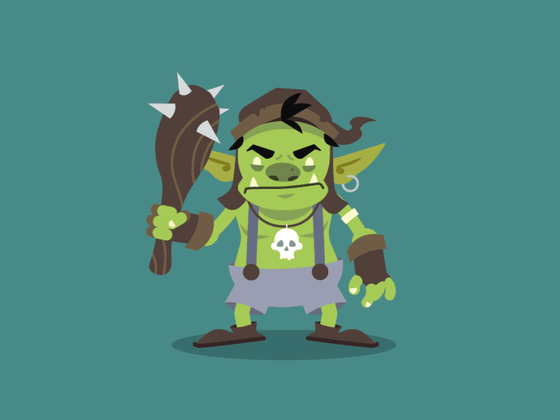 Goblin animation test animation character fantasy goblin