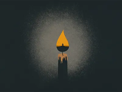 Candle animation film film titles illustration motion