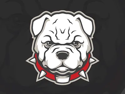 Bulldog bulldog college dog illustration logo mascot sports university
