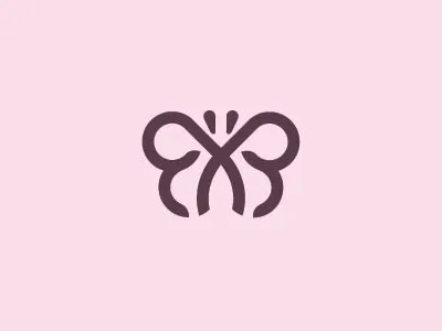 Mara Franc Identity branding butterfly classy feminine girly identity illustration logo minimal visual identity woman
