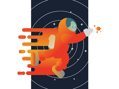 Reach Your Dreams design dreams flat illustration