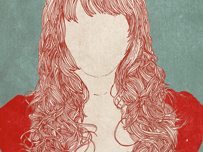 Run Devil Run dailydrawing hair illustration jenny lewis nicholas nocera poster