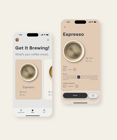 OI Coffee App app design ui uidesign ux ux design