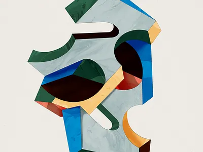 Intersecting Forces 3d artwork design graphic design illustration