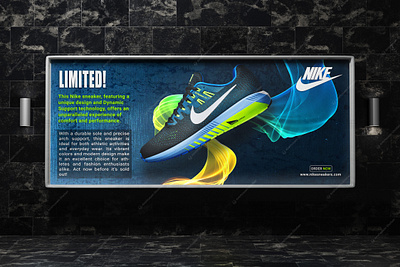 Nike Billboard billboard branding designer graphic design nike photoshop