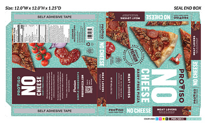 PROTISO NO CHEESE - DESIGN graphic design packaging design