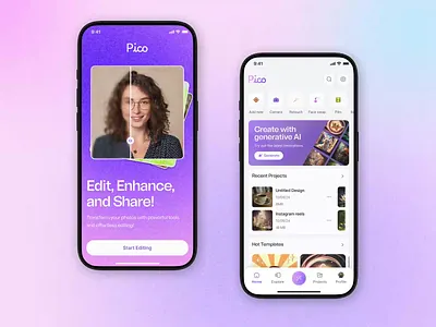 AI Photo Editor Mobile App Design ai app ai editor ai photo editor ai tools android app animation app animation app design app designer app ui focotik ios app mobile app mobile app design photo editing app photo editor ui ui design ui ux design uiux design