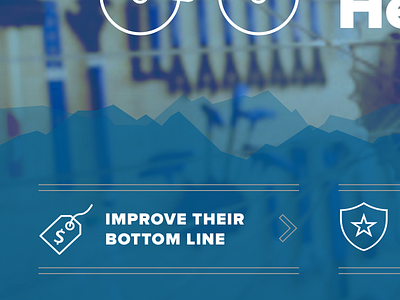 Alt Bikecoop Hero blue button link mountains