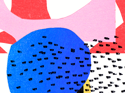12.27 abstract collage color paper shapes