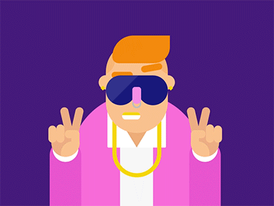 2 Dribbble Invites! character design dribbble gif illustrator invite