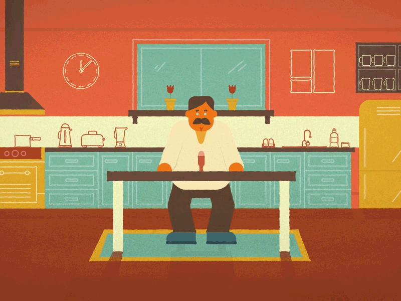 Bad Eggs animation breakfast colour eggs gif loop twd