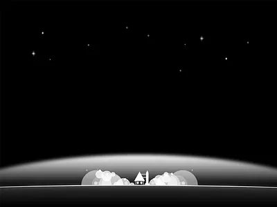 An Interstellar Discovery Journey black cosmos discovery dystopic geometric interstellar journey minimal space triangle vector white