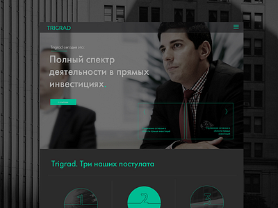 Trigrad investment venture web design