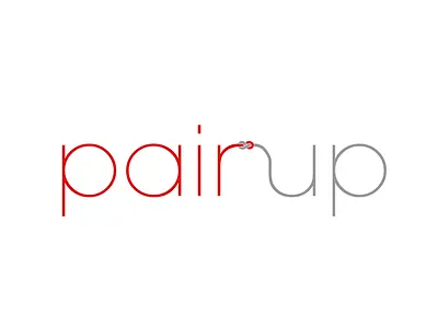 PairUp design Concept branding icon logo