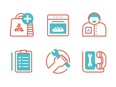 Icon Set branding icons