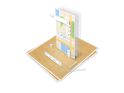 Interface revision illustration map