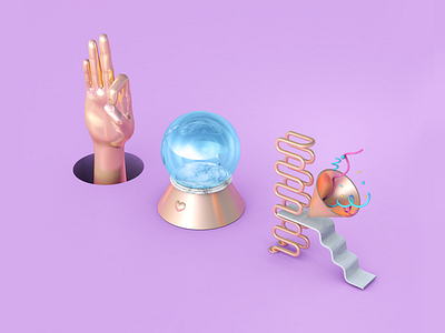 30K 30k 3d abstract c4d cinema 4d design emoji emojis gold instagram kvell surreal