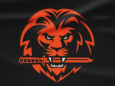 Blade Brothers team_Lviv city identity illustration knife lion sport