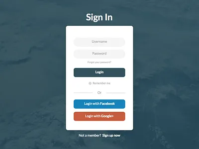 Login Screen UI login screen sketch ui