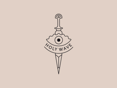 Holy Wave brand design graphic icon jewelry logo logotipo