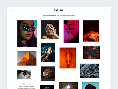 Pation clean free free tumblr themes grid tumblr tumblr themes web design