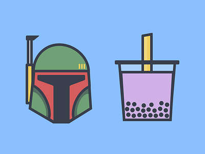 Boba boba boba fett milk tea star wars