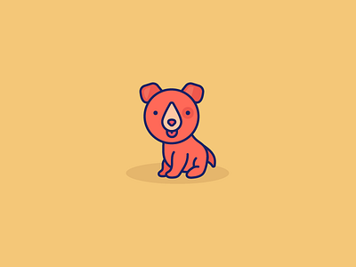 Pup animal dog illustration puppy