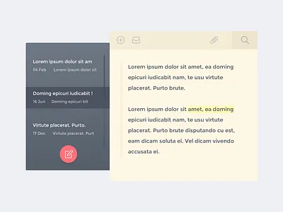 Notepad app dailyui minimal notepad notes text ui ux