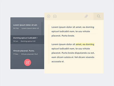 Notepad app dailyui minimal notepad notes text ui ux