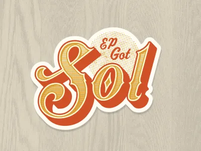 EP Got Sol Sticker city el paso logo sol soul sticker sun texas