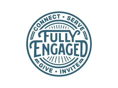 Engaged • Coaster badge coaster