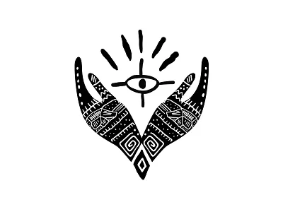 African Retro Pop Icon african icon logo pop retro wip