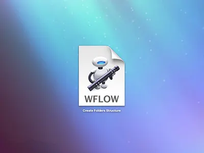 Folders Structure automator tool workflow
