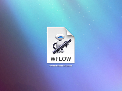 Folders Structure automator tool workflow