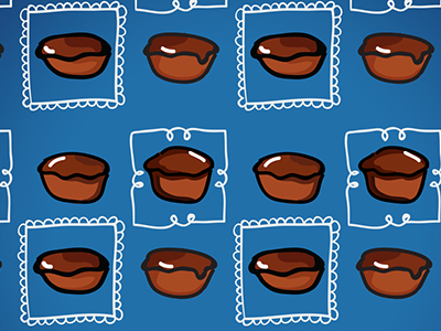 Brownie Background background brownie illustration