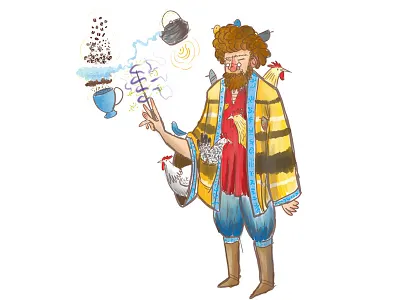 Witchsona illustration magic self portrait witchsona wizard wizzardsona actually i guess