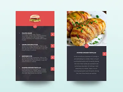 Food menu 042 42 dailyui food food menu menu