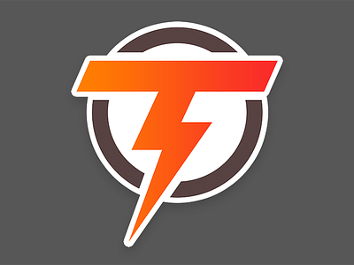 Throttle Stickers branding identity logo sticker throttle