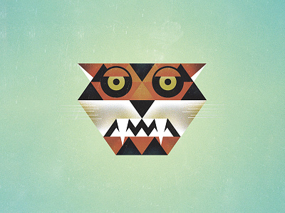 Vesper Album album artwork design music retro texture tiger