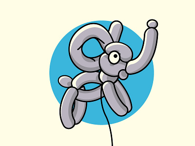 Elephant Balloon balloon balloon animal elephant graphic illustration