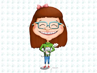 Crazy Cat Lady art cat digital digital illustration drawing girl illustration illustrator painting photoshop