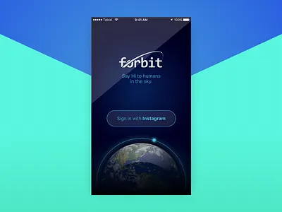 Daily Design 005 – Splash login login space apps challenge splash ui world