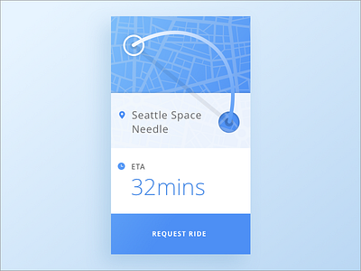 Request Ride design ios iphone lyft mobile ride seattle uber ui ux