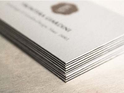 Brand identity for Frontera Giardini in Florence. brandidentity buisnesscard card identity logo minimal paper