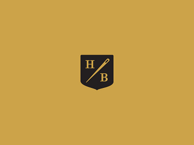 HB crest handmade hb icon letters logo monoram tailor