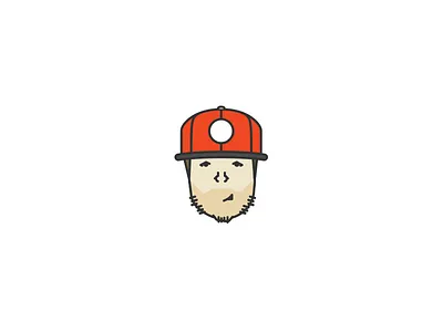 Face with Hat face hat head portrait sticker
