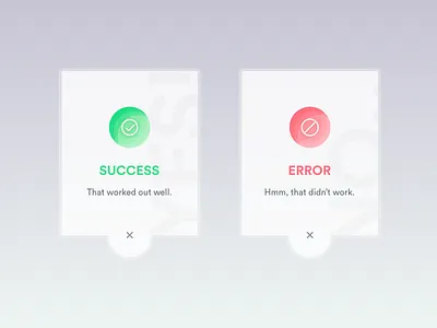 Flash Message daily dailyui error flash popover success ui