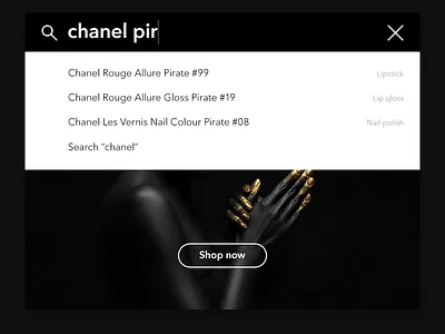 Search — Day 22 #dailyui brand dailyui design e commerce fashion minimal search shop simple ui ux web