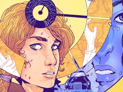 Adventure art comics illustration